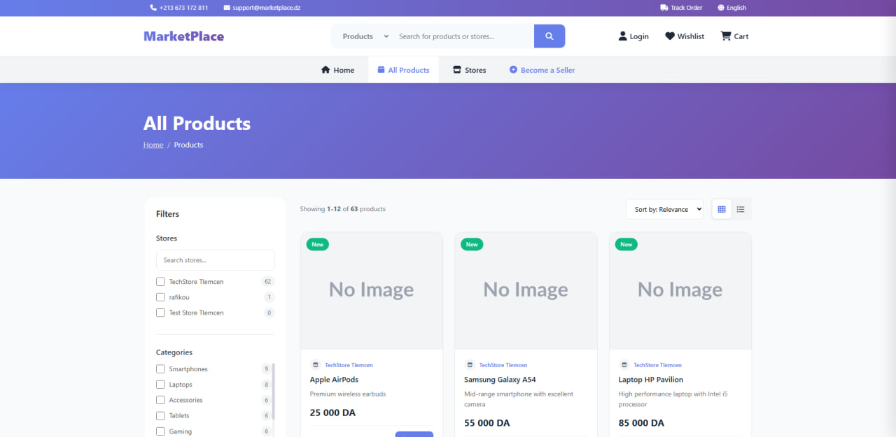 Smothy Commerce - Multi-Vendor E-Commerce Platform - Product Detail Page - Rich product information and purchasing options