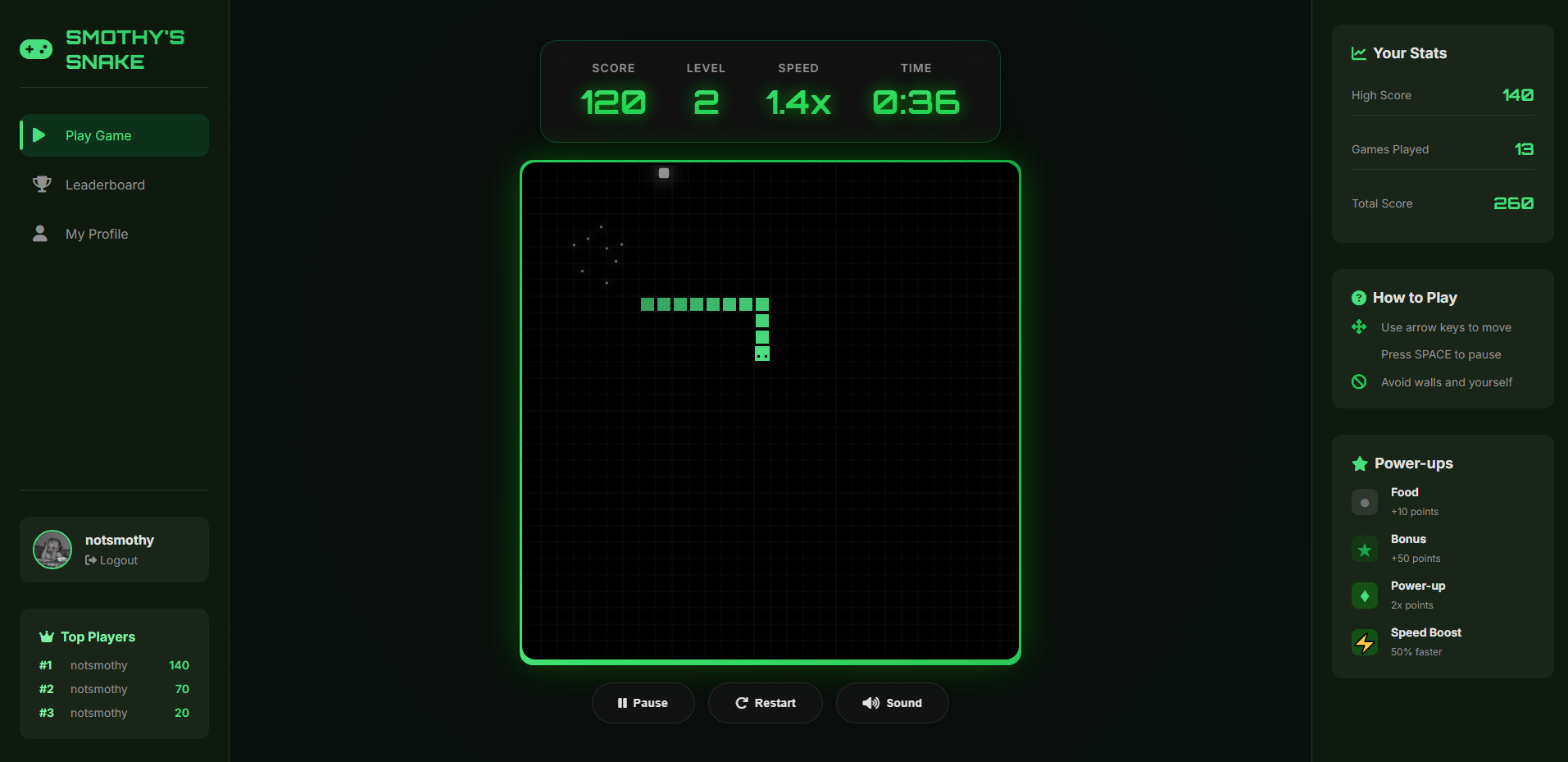 Snake Game Pro - Multiplayer Snake with Discord Auth