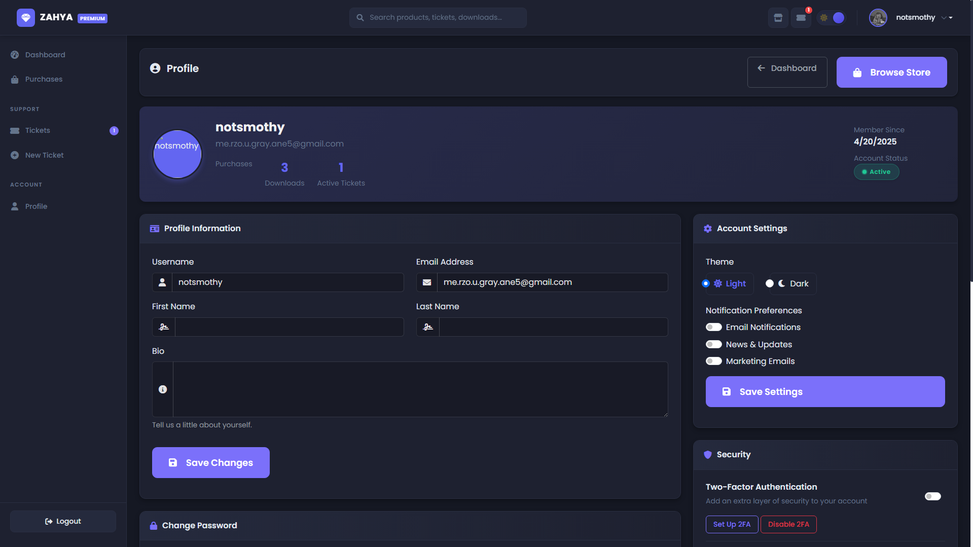 Zahya Dev - FiveM Script Marketplace & Support Platform - Image 6